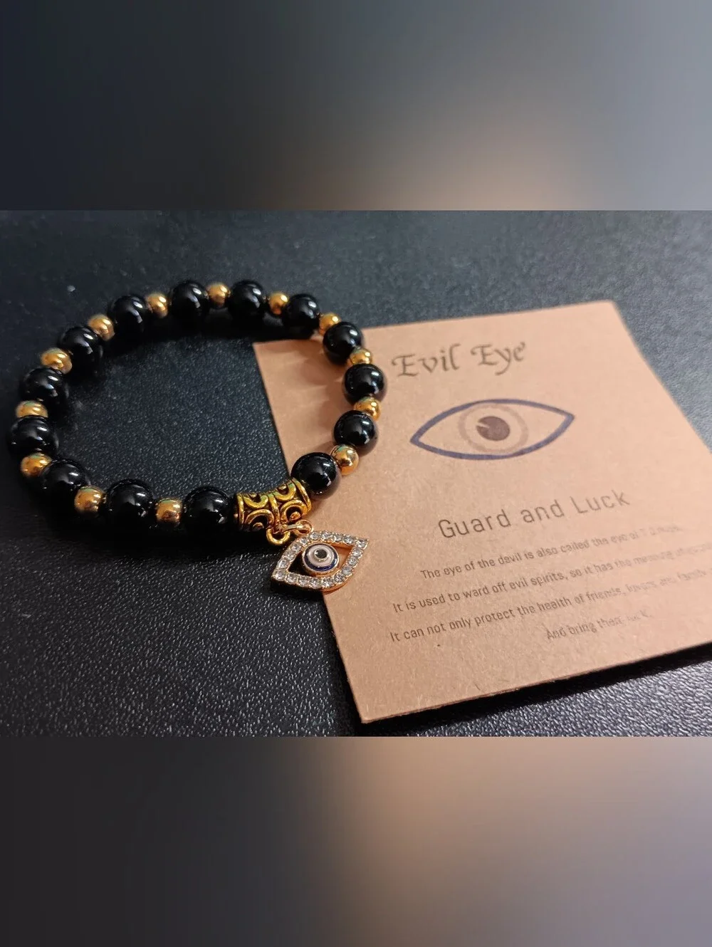 Beaded Evil Eye Bracelet